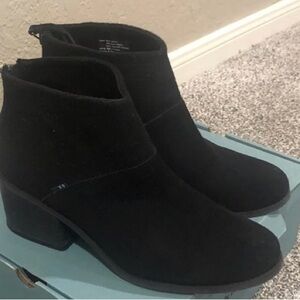 Toms Black Ankle Booties